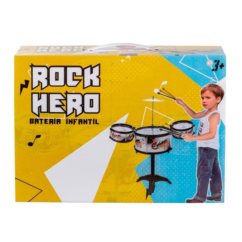Bateria Infantil Havan - Hbr0094 - Preto