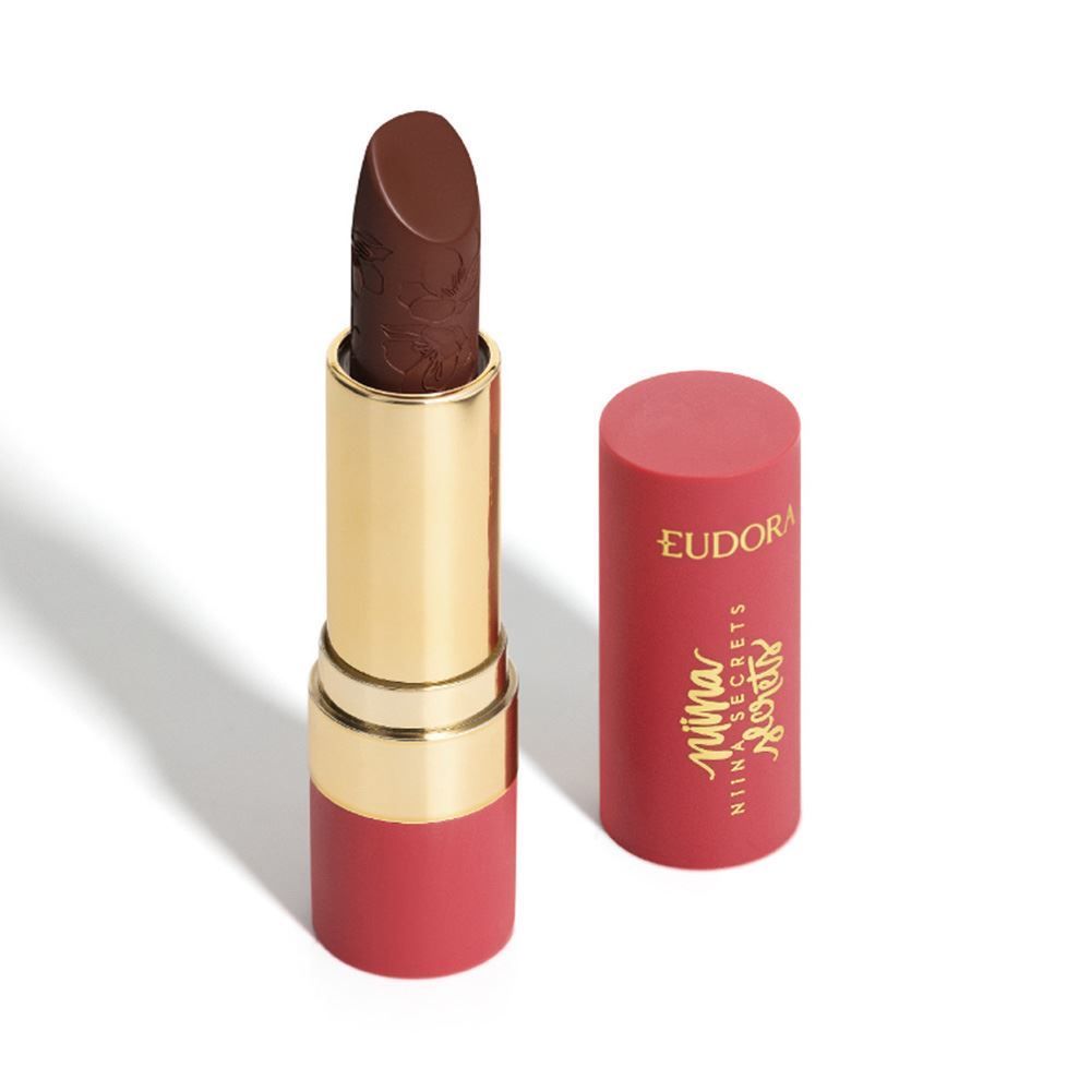 Batom Soft Petals Eudora Niina Secrets - Chocolate