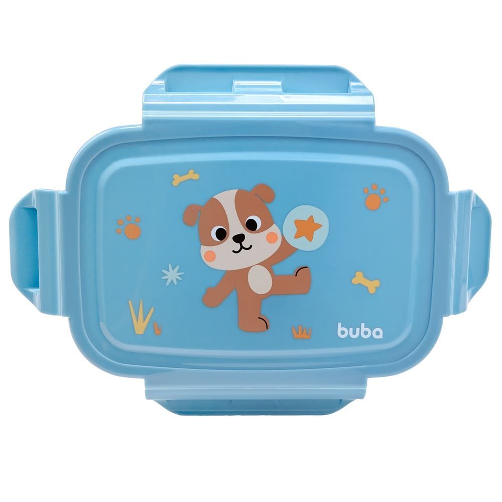 Lancheira Bentô Box Buba Zoo 600Ml  - Cachorro