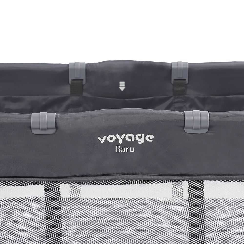 Berço Portátil Baru Voyage - Cinza