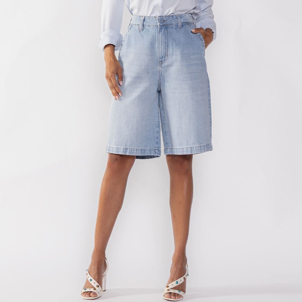 Bermuda Feminina Jeans Patricia Foster