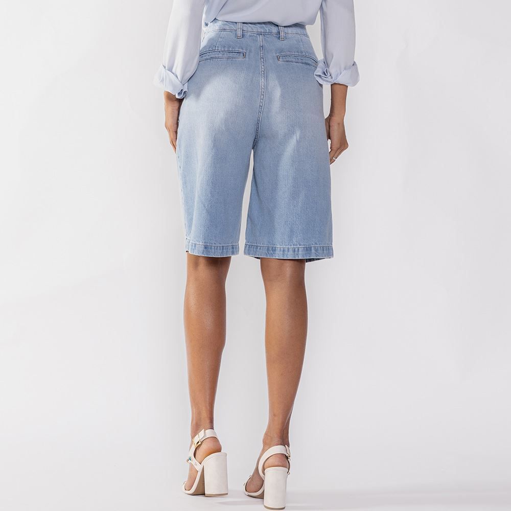 Bermuda Feminina Jeans Patricia Foster