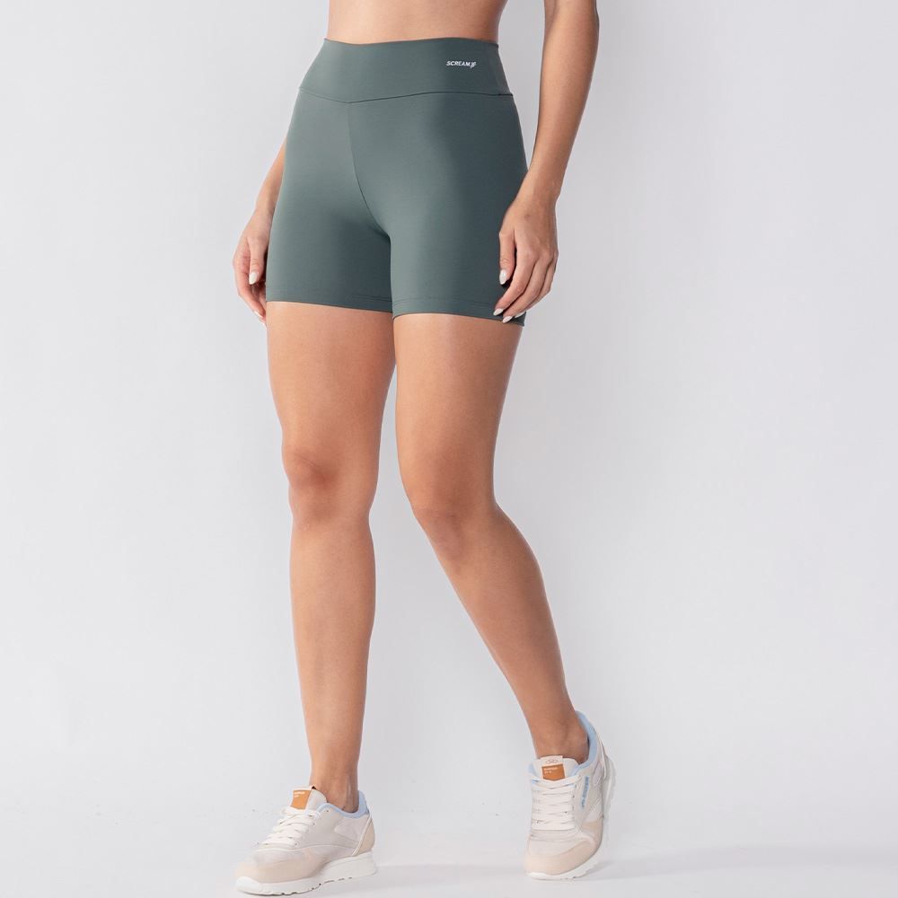 Bermuda Fitness Feminina De Poliamida Scream
