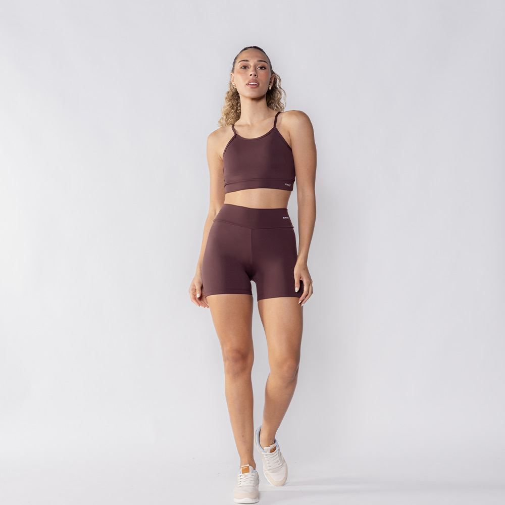 Bermuda Fitness Feminina De Poliamida Scream