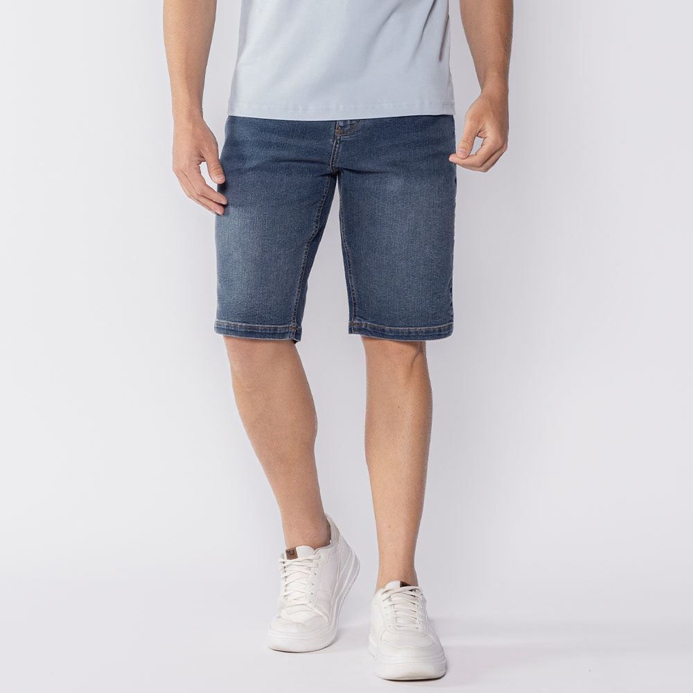 Bermuda Masculina Jeans Tradicional Marc Alain