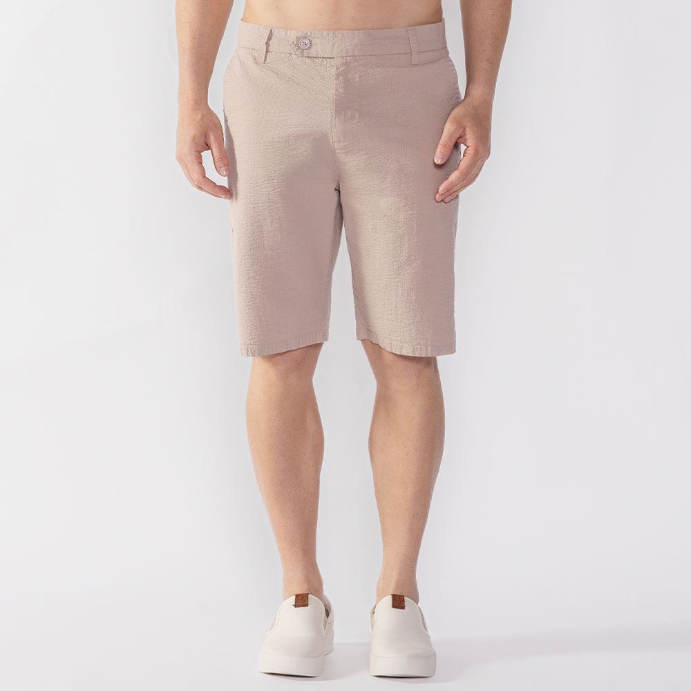 Bermuda Masculina Alfaiataria Com Textura Thing
