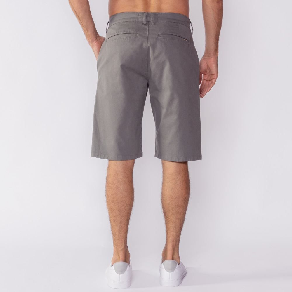 Bermuda Masculina Bolso Faca De Sarja Marc Alain