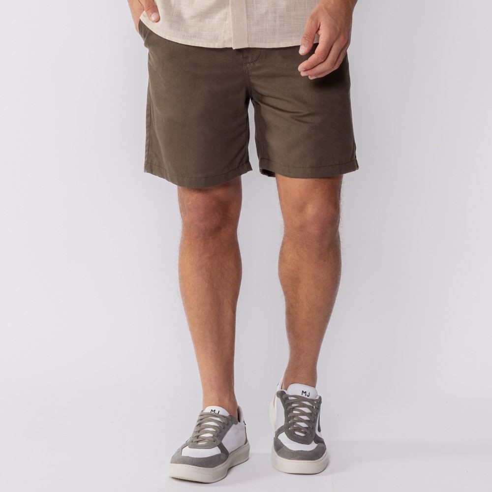 Bermuda Masculina Curta De Sarja Thing