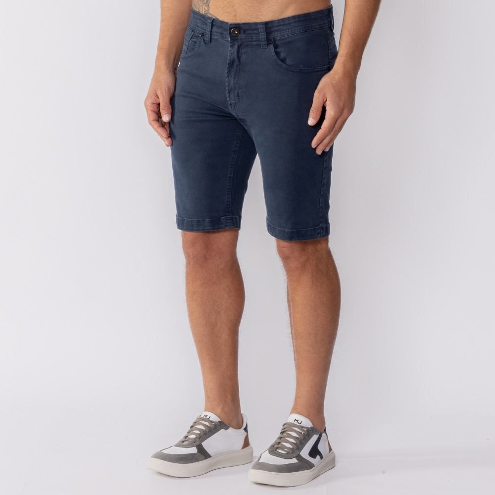 Bermuda Masculina Slim De Sarja Thing