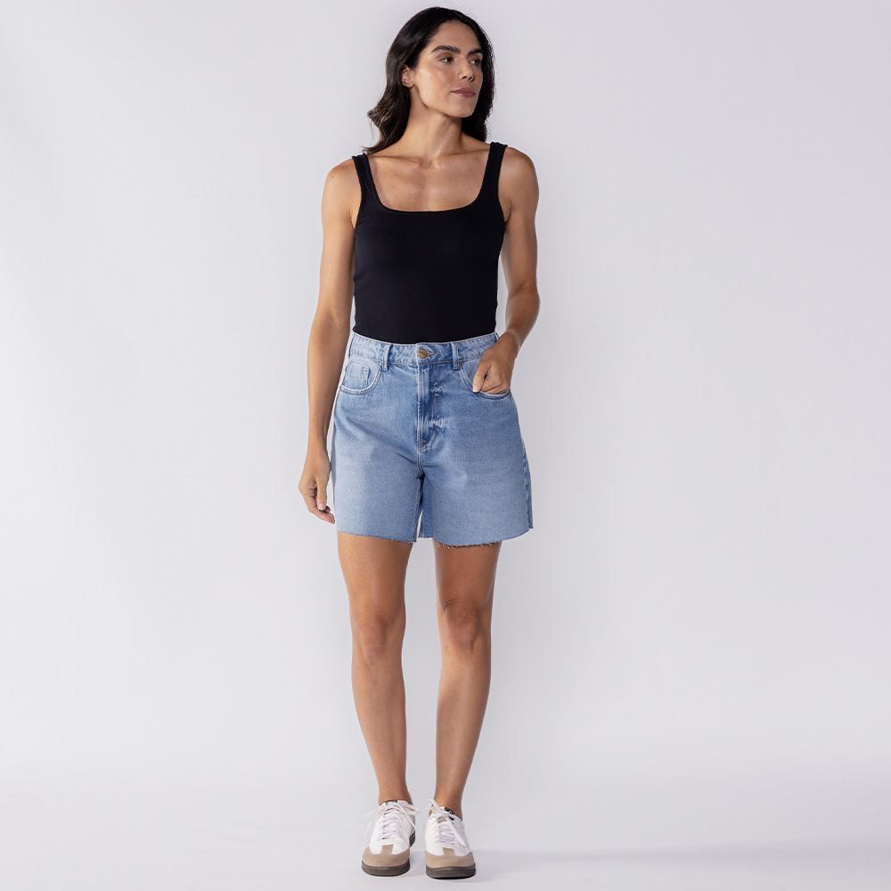 Bermuda Feminina Jeans Patricia Foster