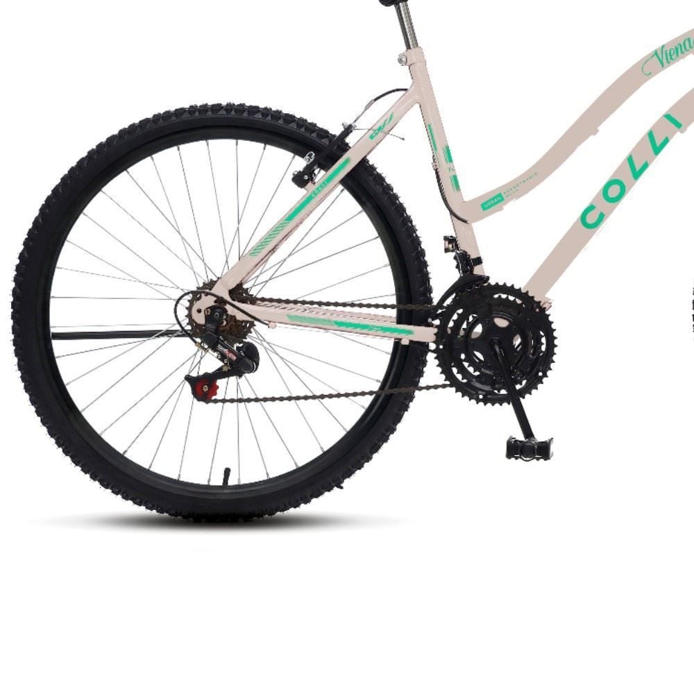 Bicicleta Colli Viena Aro 26 com Cesto Bege Retrô