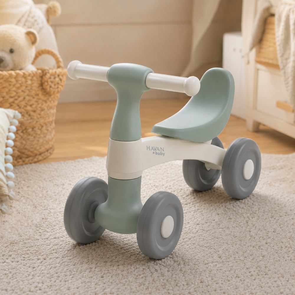 Bicicleta de Equilíbrio Andador Infantil Sem Pedal Havan Baby - Verde