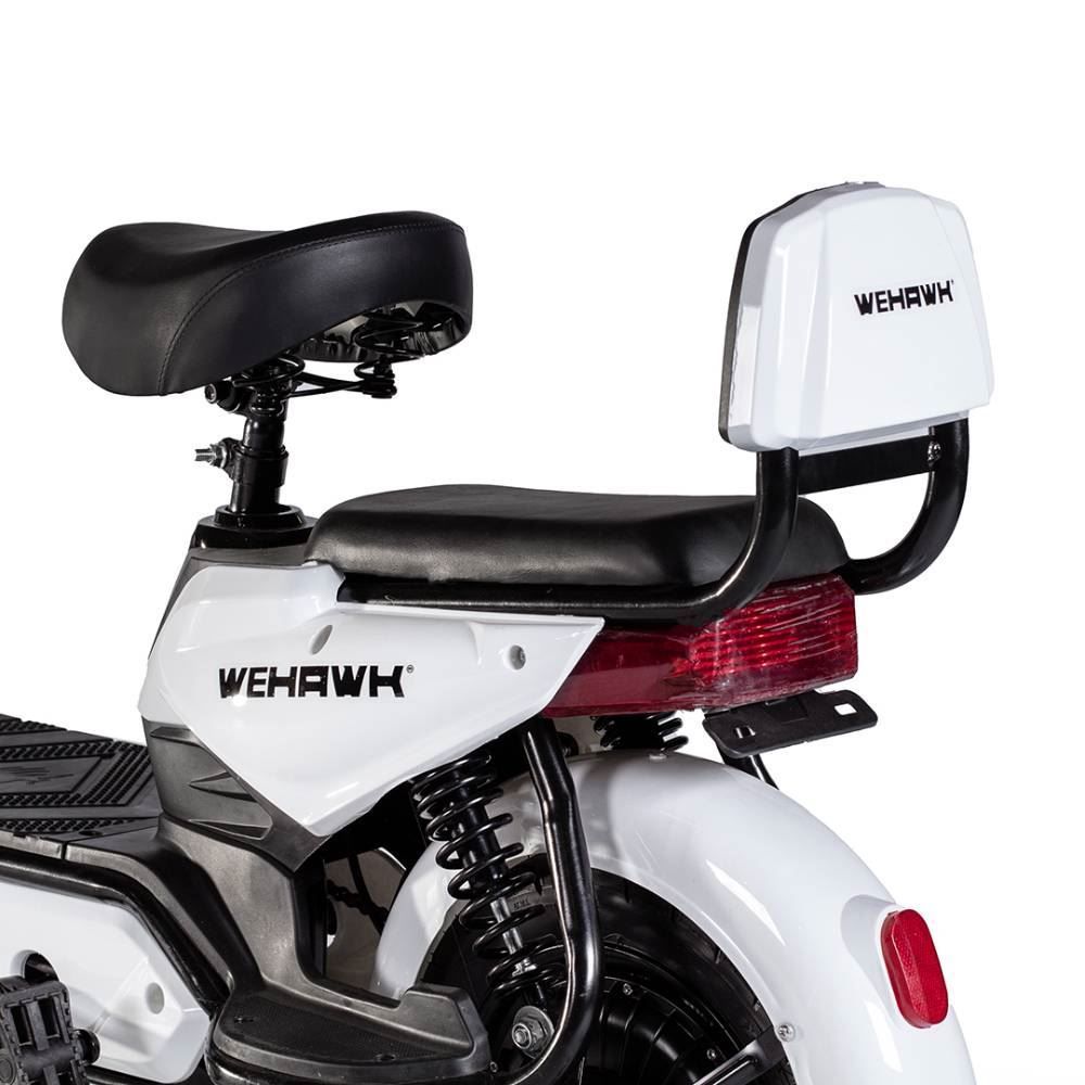 Bicicleta Elétrica Wehawk Basket Wx-03 500W Com Bateria 48V Branca - 189963