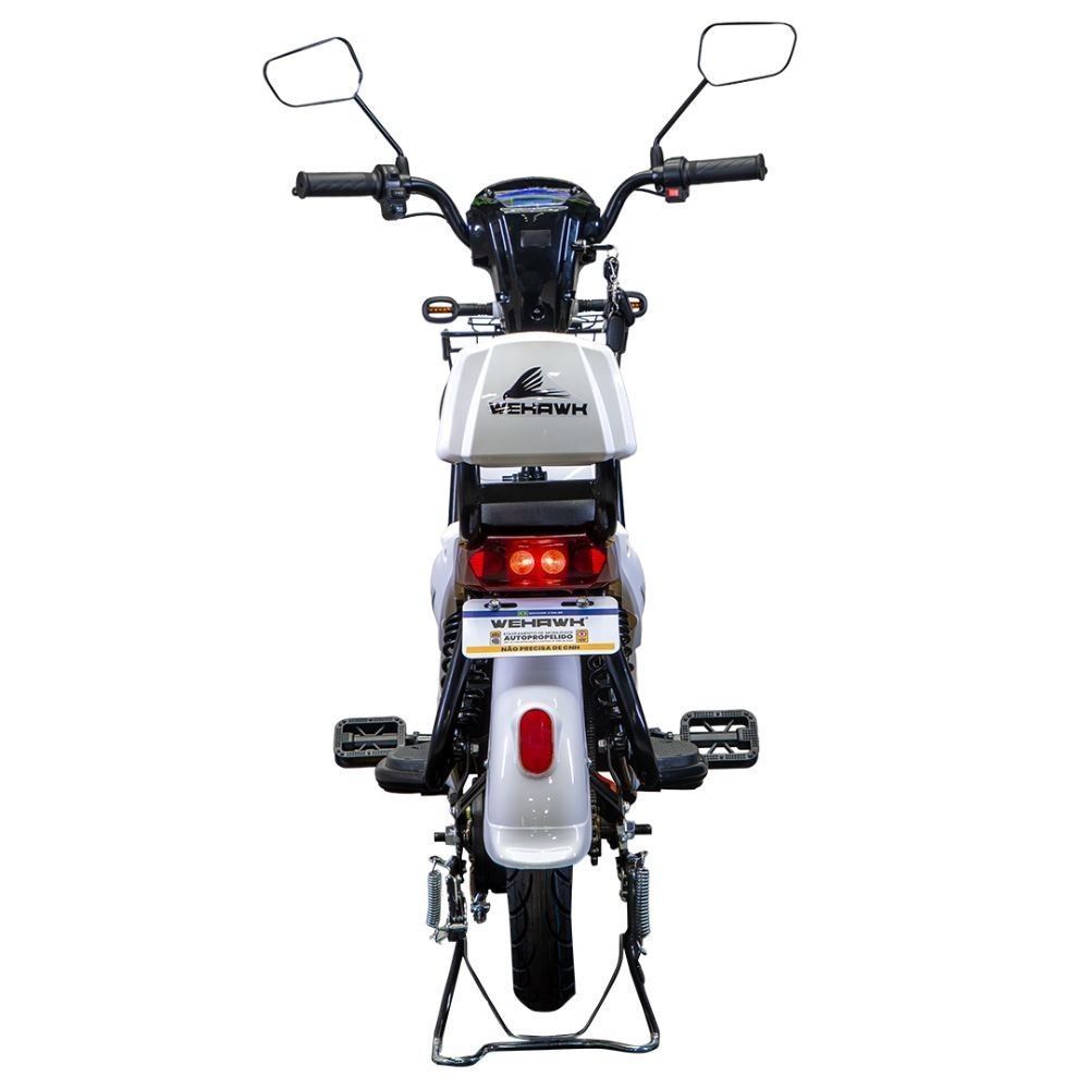Bicicleta Elétrica Wehawk Wx-03 Basket 800W Bateria 48V - Branco