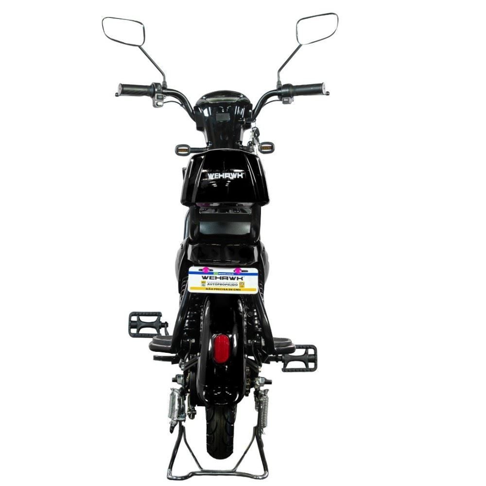 Bicicleta Elétrica Wehawk Wx-03 Basket 800W Bateria Lítio 48V - Preto