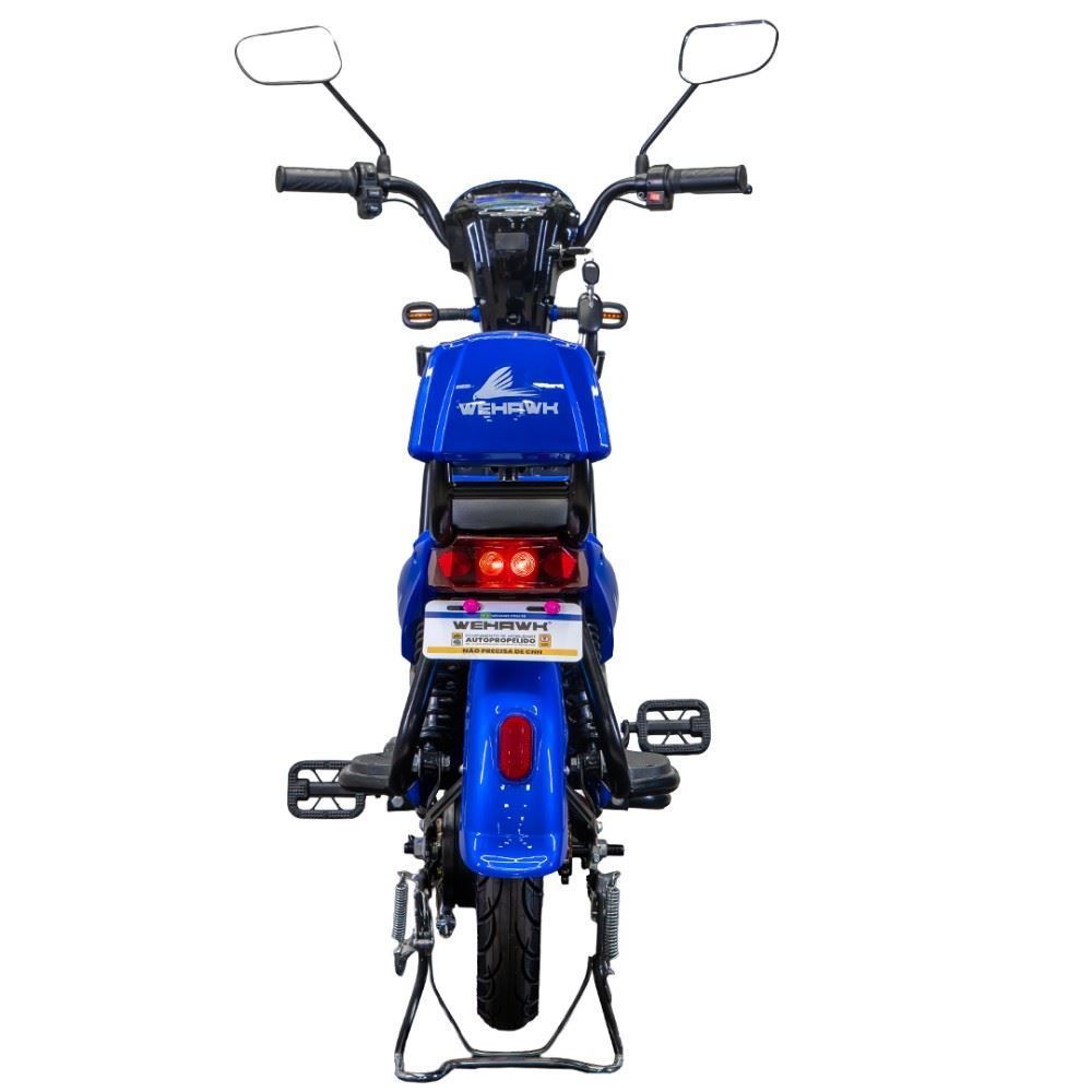 Bicicleta Elétrica Wehawk Wx-03 Basket 800W Bateria Lítio 48V - Azul