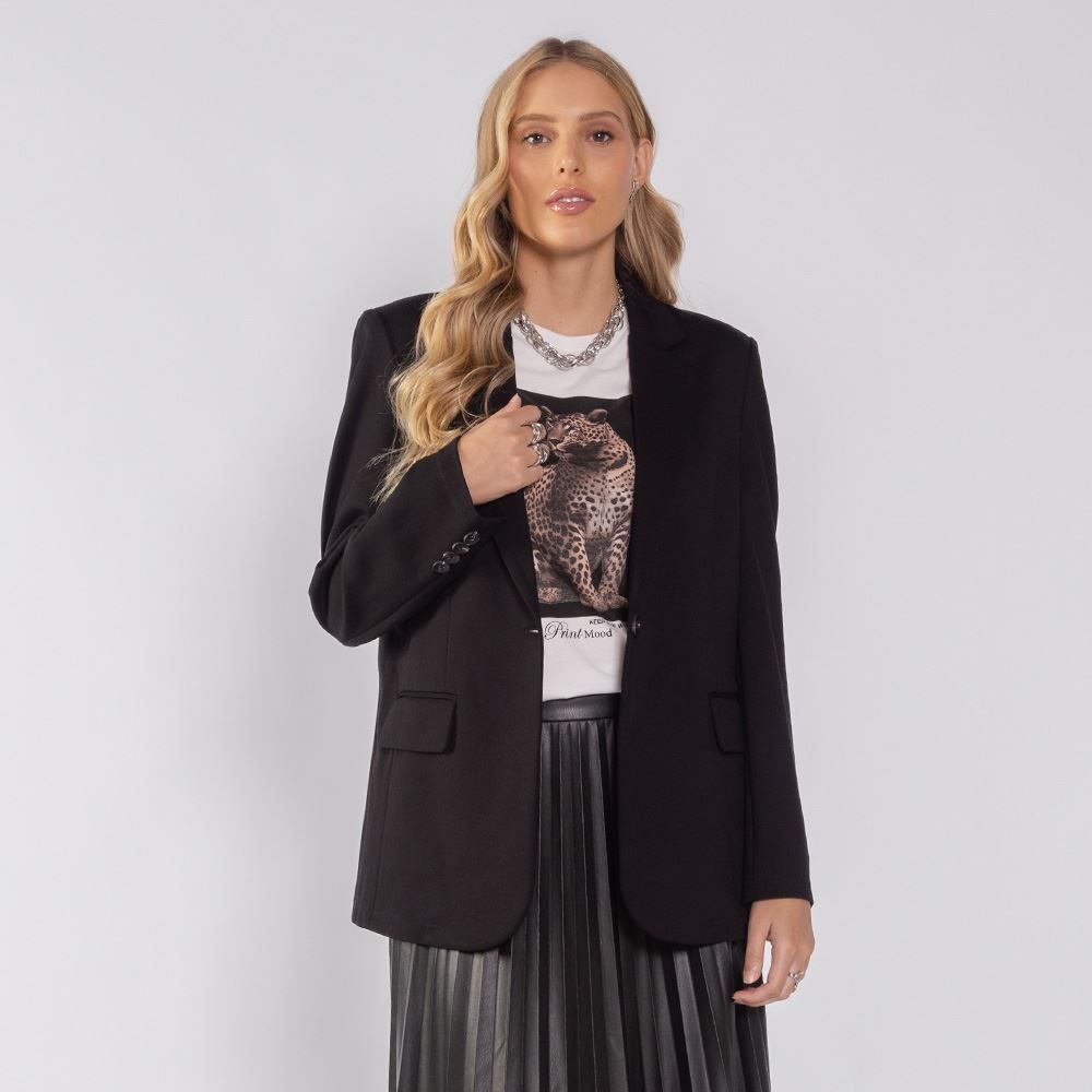 Blazer Feminino Em Ponto Roma Patricia Foster