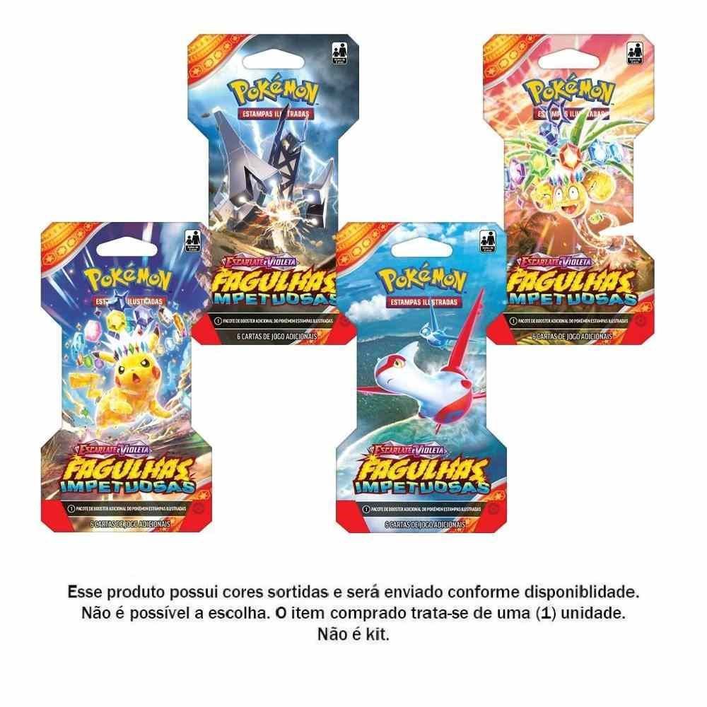 Blister Unitário Pokemon Ev 8 Fagulhas Impetuosas Copag - Sortidos