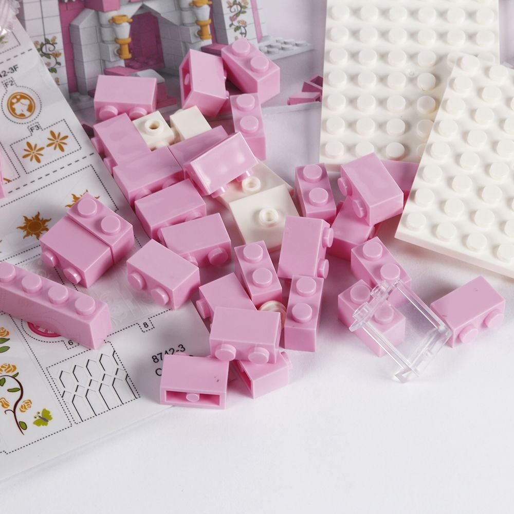 Blocos de Montar 6 em 1 Castelo 1000 Peças Havan Toys - HBR0987
