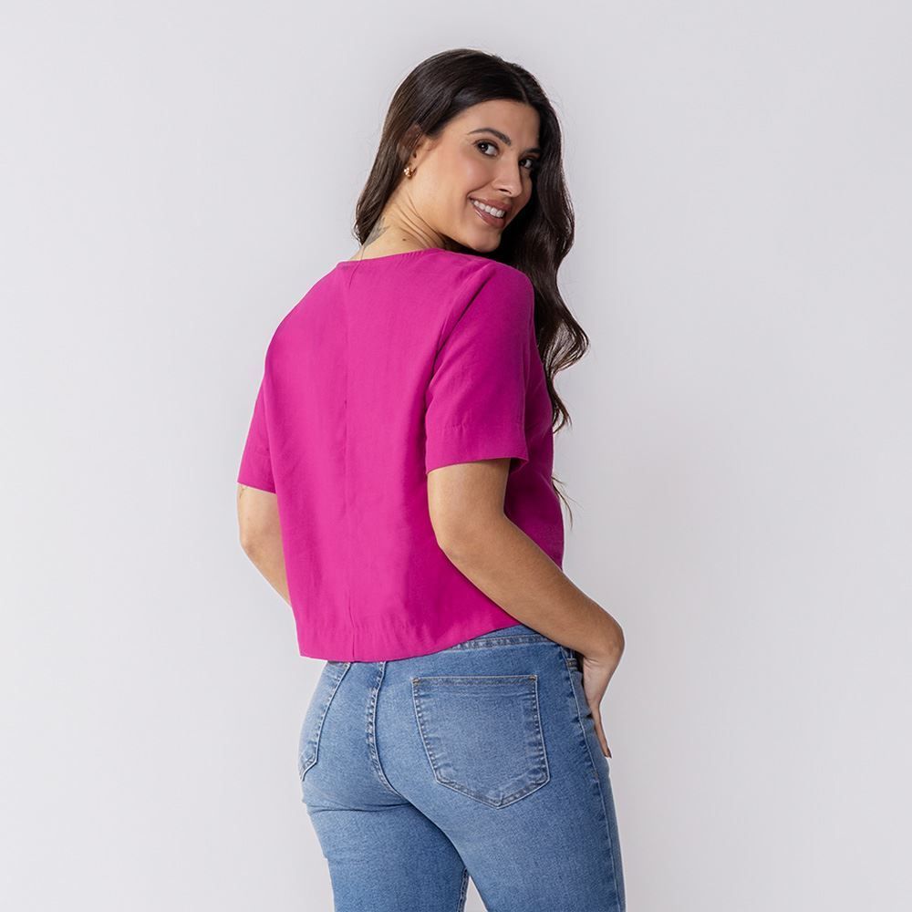 Blusa Feminina De Alfaiataria Patricia Foster