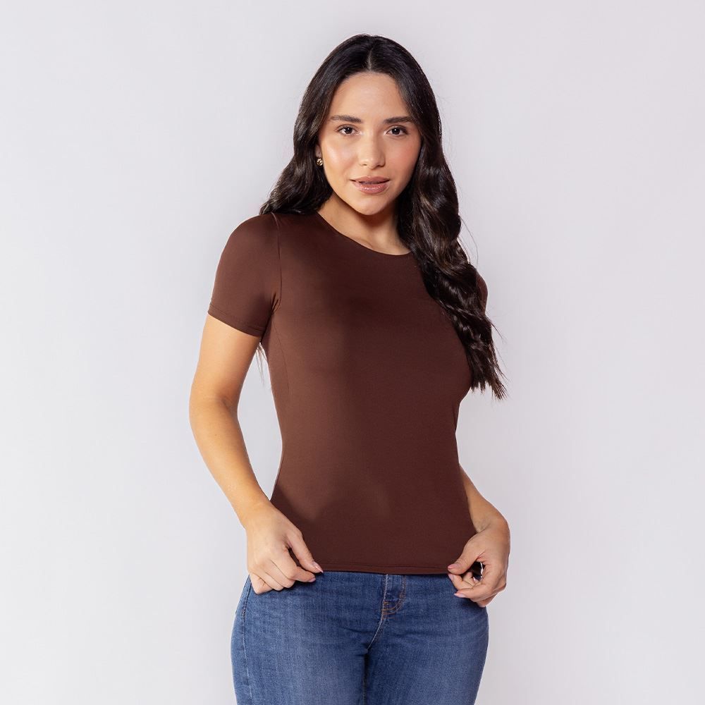 Blusa Feminina Em Poliamida Patricia Foster