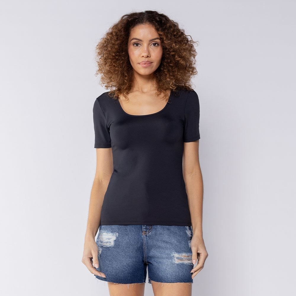 Blusa Feminina Em Poliamida Patricia Foster