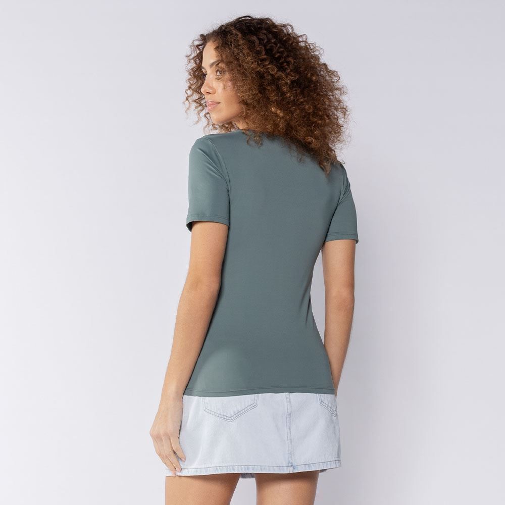 Blusa Feminina Em Poliamida Patricia Foster