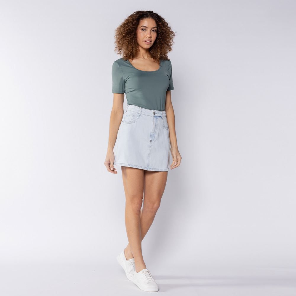 Blusa Feminina Em Poliamida Patricia Foster