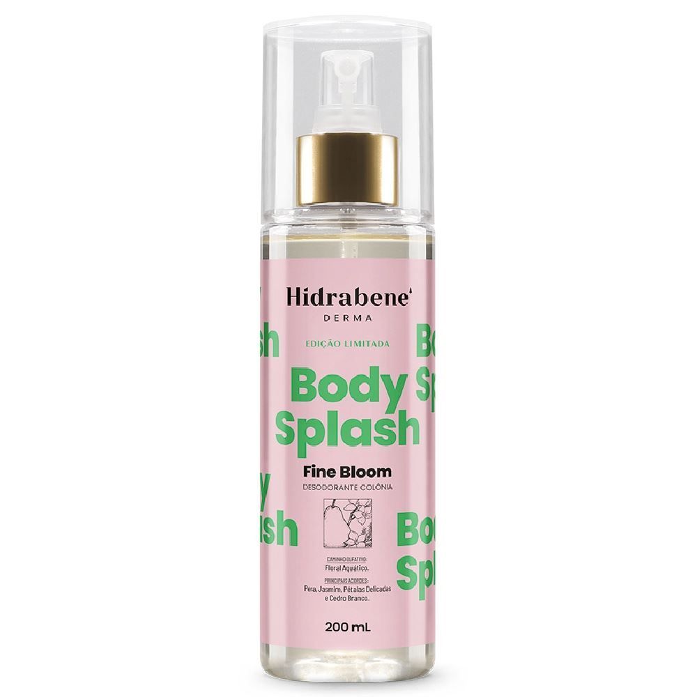  Body Splash Fine Bloom 200Ml Hidrabene