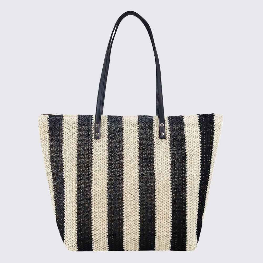 Bolsa de Praia Totebag Listrada Alice Palucci - PRETO U