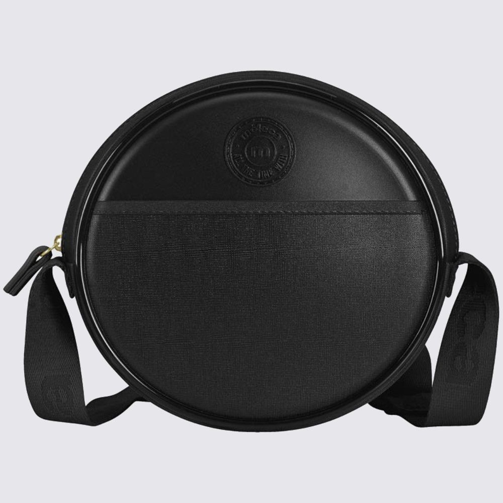 Bolsa Feminina Redonda Transversal Moleca - Preto