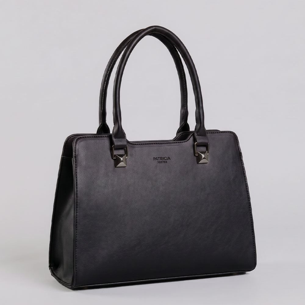 Bolsa Feminina Tote Bag Patricia Foster - Preto