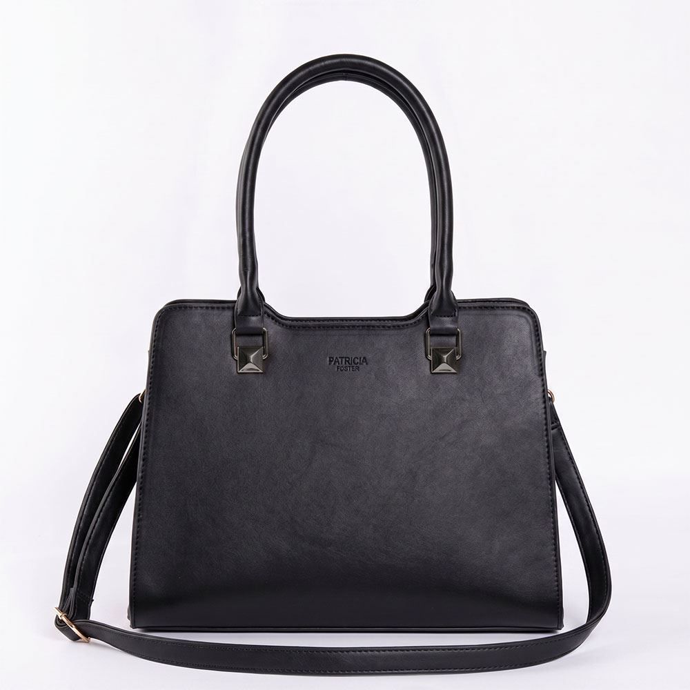 Bolsa Feminina Tote Bag Patricia Foster - Preto