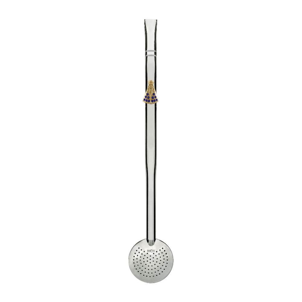 Bomba Chimarrão Inox Sem Rosca 28Cm Galant - Sortido