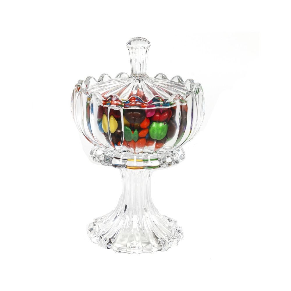 Bomboniere Com Pé Cristal Geneva Wolff - Cristal