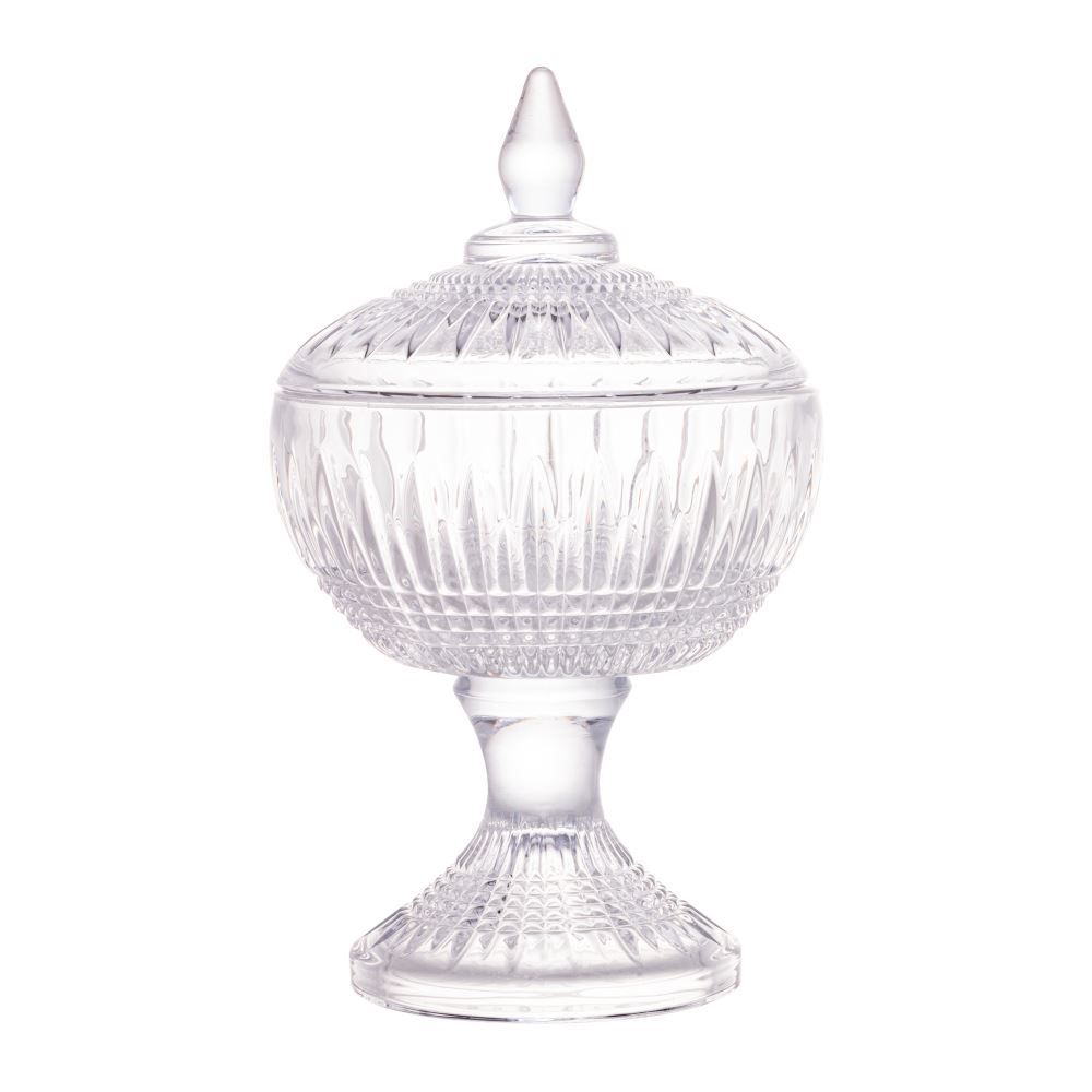 Bomboniere Cristal Com Pé Queen - Wolff