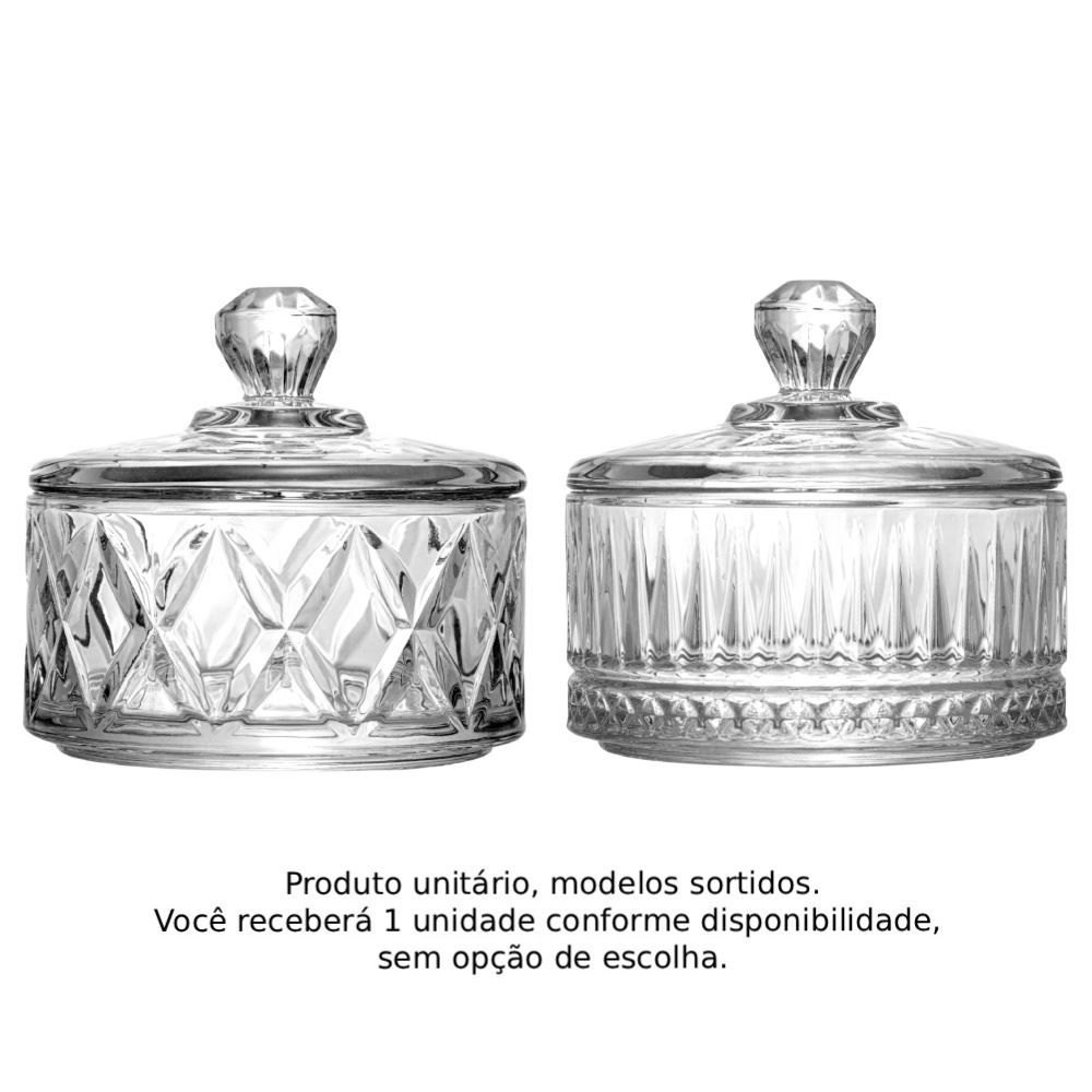 Bomboniere de Vidro 10,5Cm Lyor - Sortido