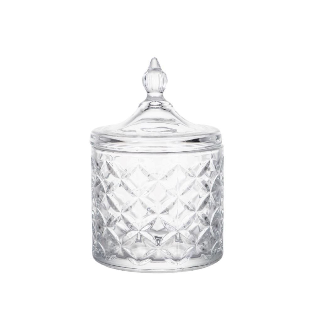 Bomboniere Decorativo de Vidro Amazoni 15,5Cm - Hauskraft