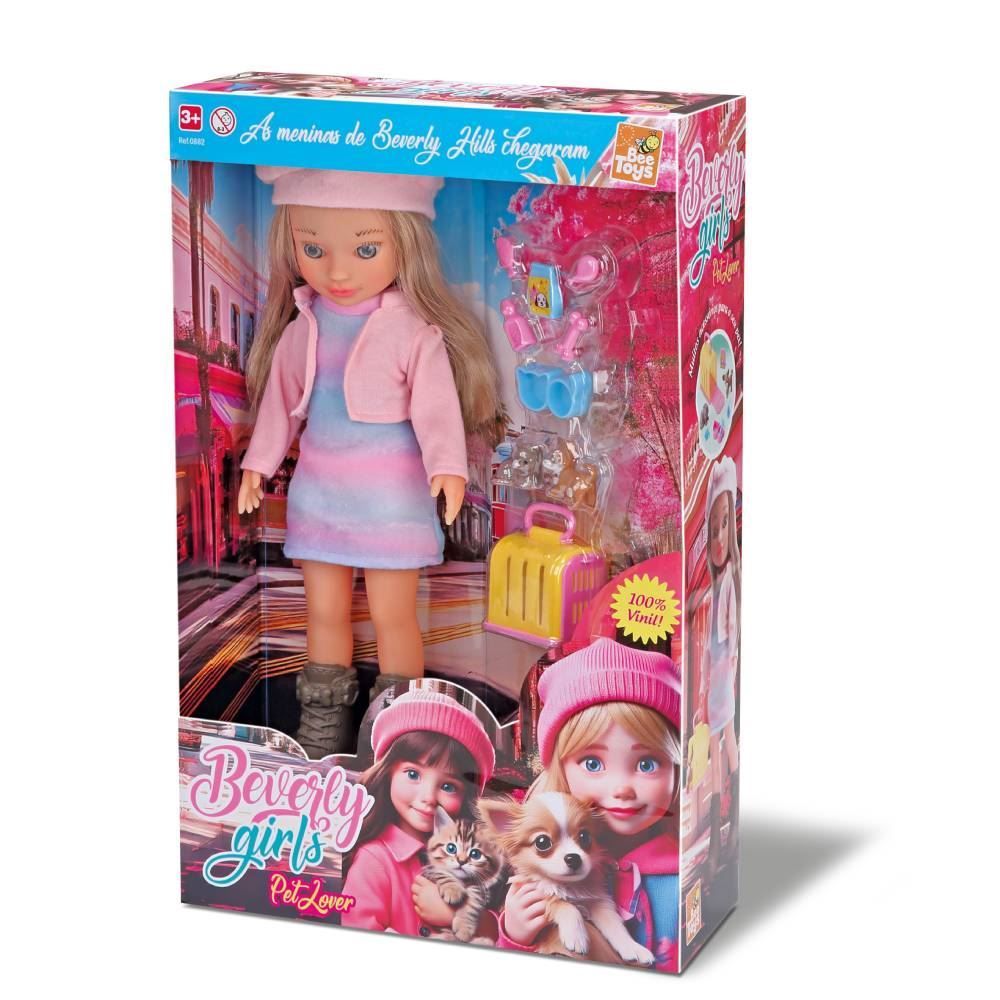 Boneca Beverly Girls Pet Lover Bee Toys - 1036