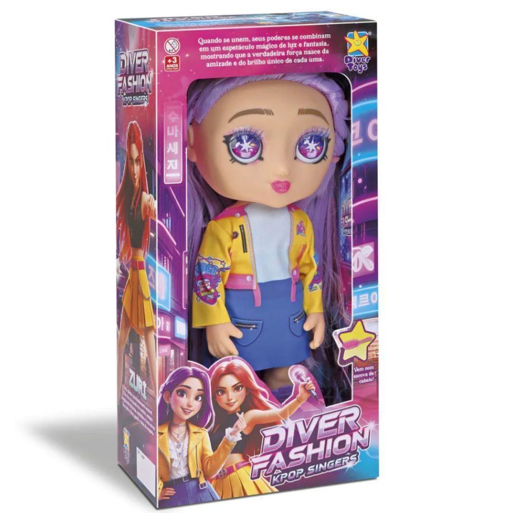 Boneca Fashion K-Pop Singers Sora Divertoys
