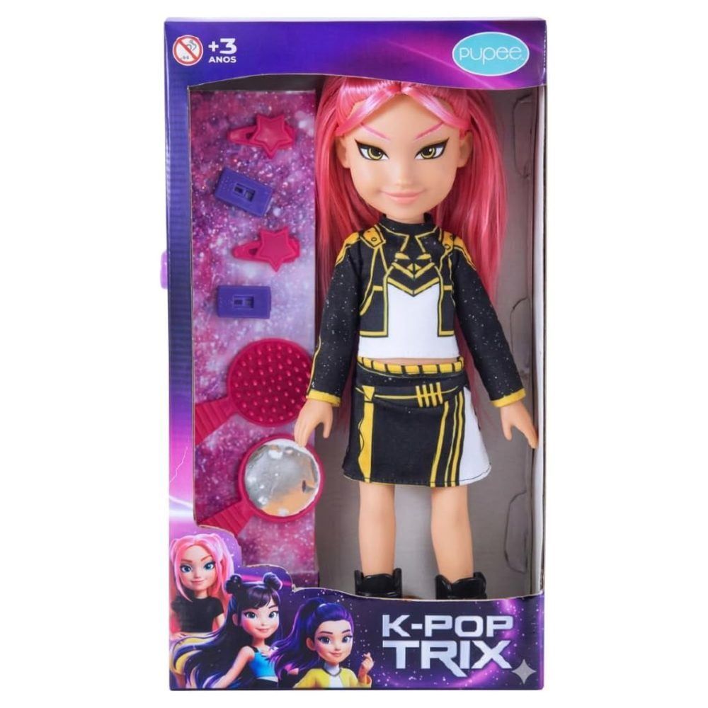 Boneca K-Pop Trix Gold Sora Pupee