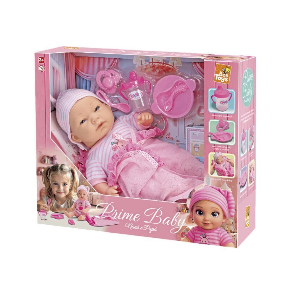 Boneca Prime Baby Bee Toys - 1128