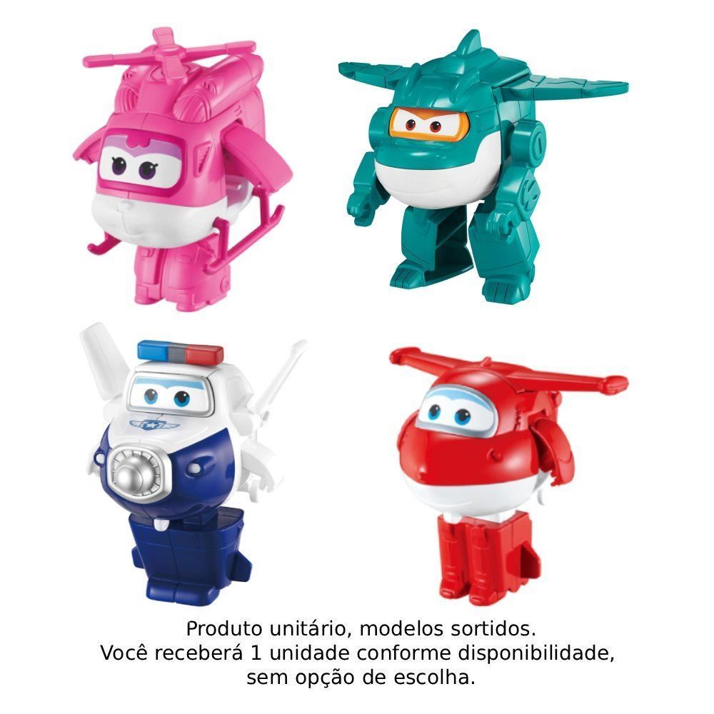 Boneco Super Wings 2 em 1 Sunny Brinquedos - Sortido