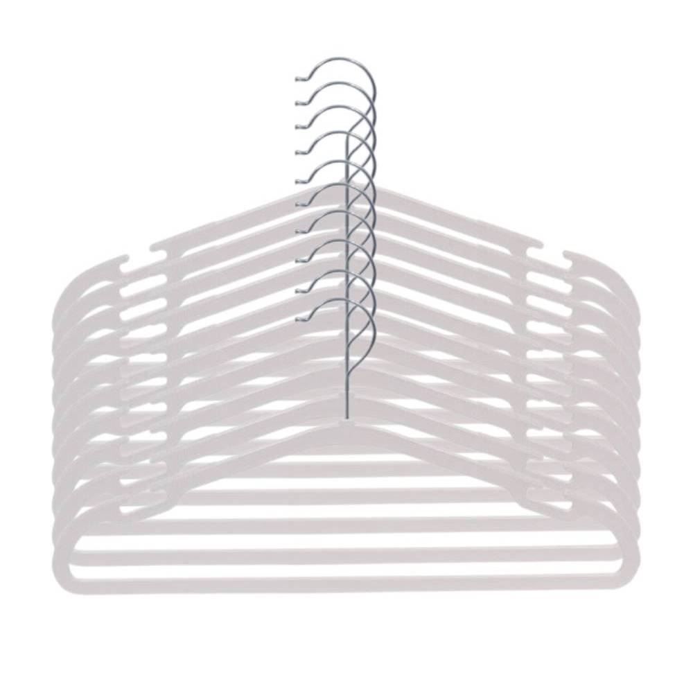 Cabide para Roupa Plástico Havan Casa 10 Peças - Branco