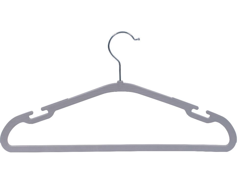 Jogo Cabide P/Roupa 10 Peças Havan Casa - Cinza