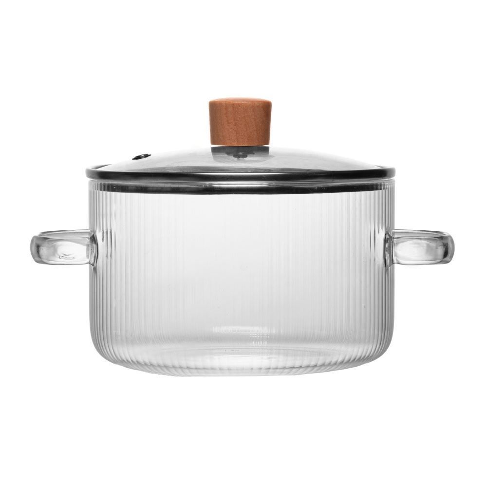 Caçarola com Tampa Borossilicato Leire 14,5Cm Wolff - Transparente