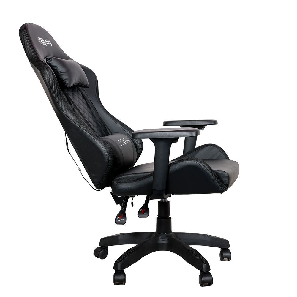 Cadeira Gamer Rgb Pollux Com Apoio Cervical Elg Braço 3D