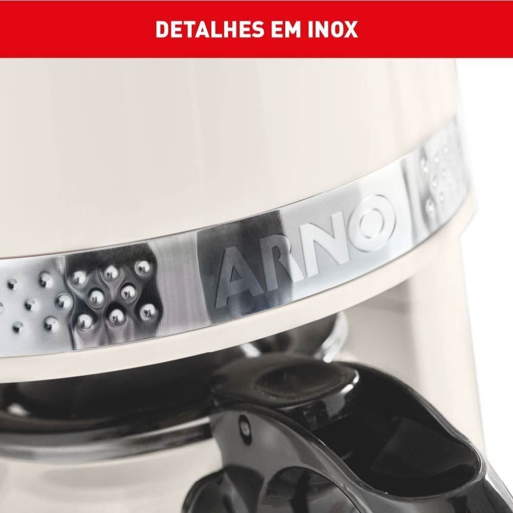 Cafeteira Elétrica Arno Soleil Marfim 1,25 Litros SFCM