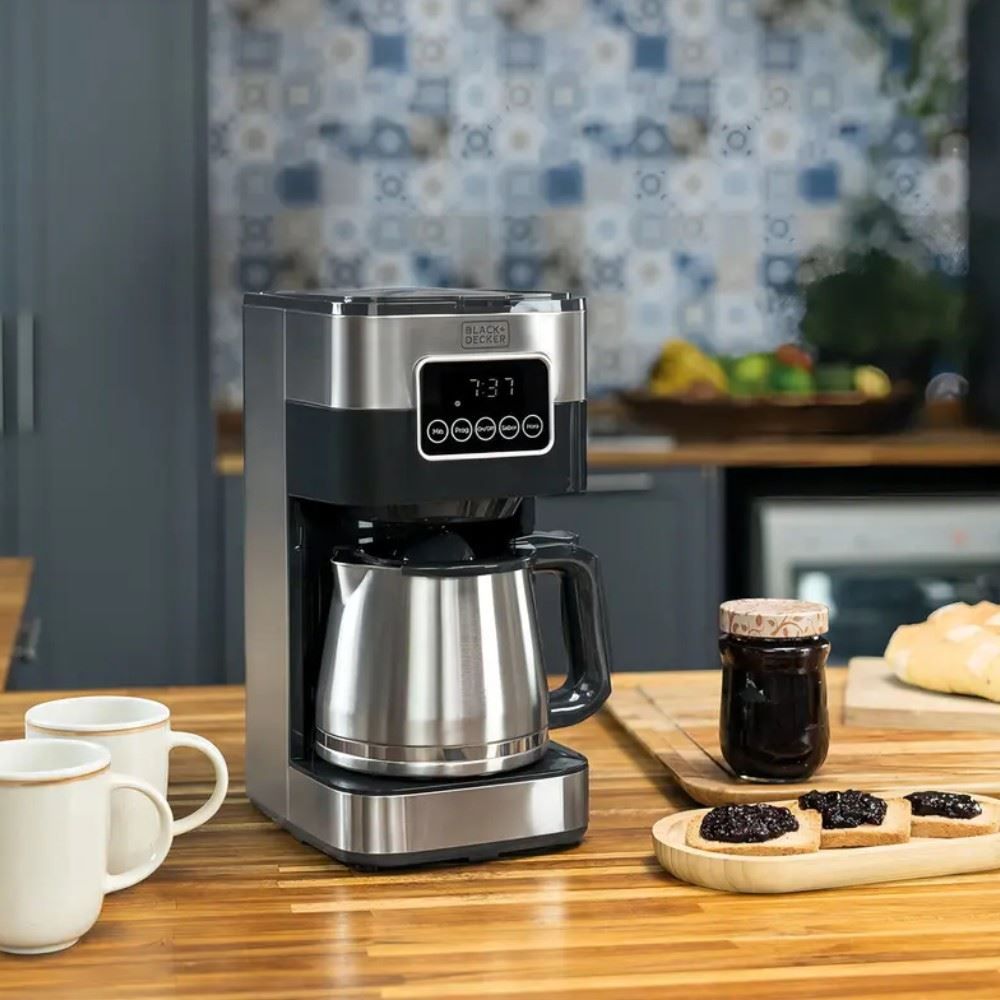 Cafeteira Elétrica Programável Black+Decker CM350G Inox 900W