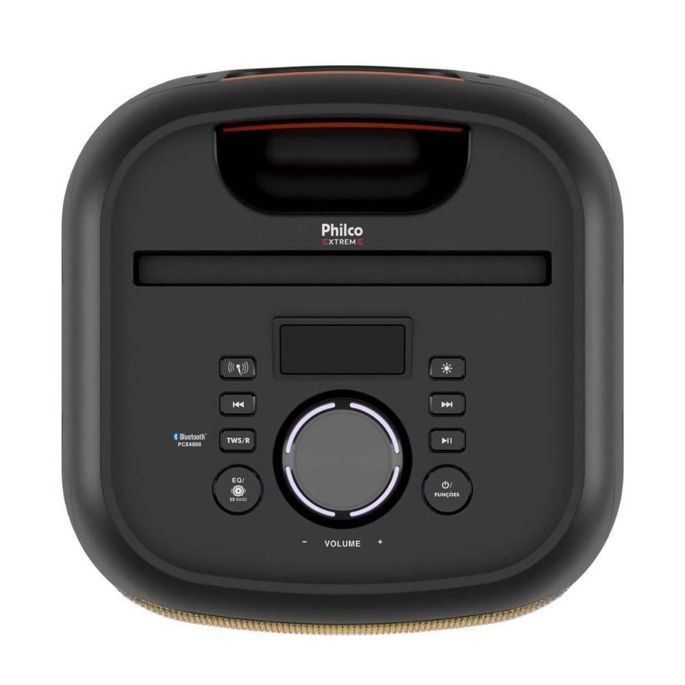 Caixa De Som Amplificada 380W Flash Lights Philco Pcx4800